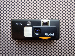 Rollei A110 front open