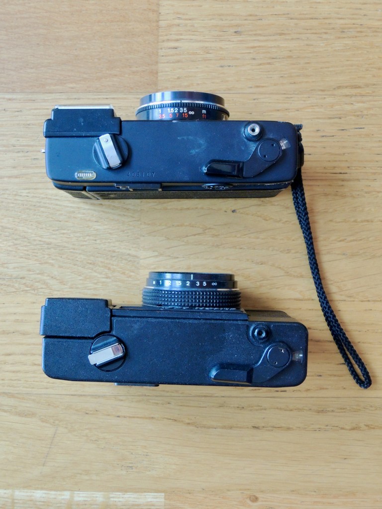 Elicon 35 C vs Konica C 35 EF