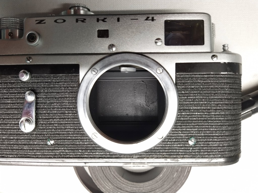 Zorki-4 shutter cloth repair
