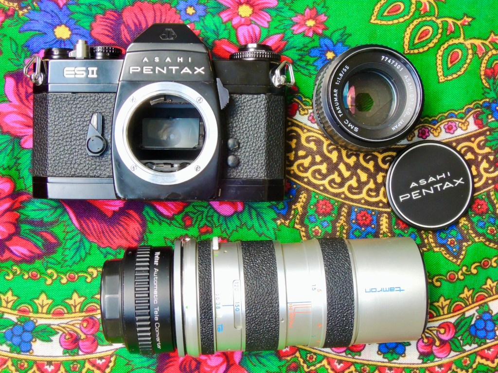 Pentax ES II black & accessories